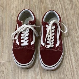 Maroon Vans